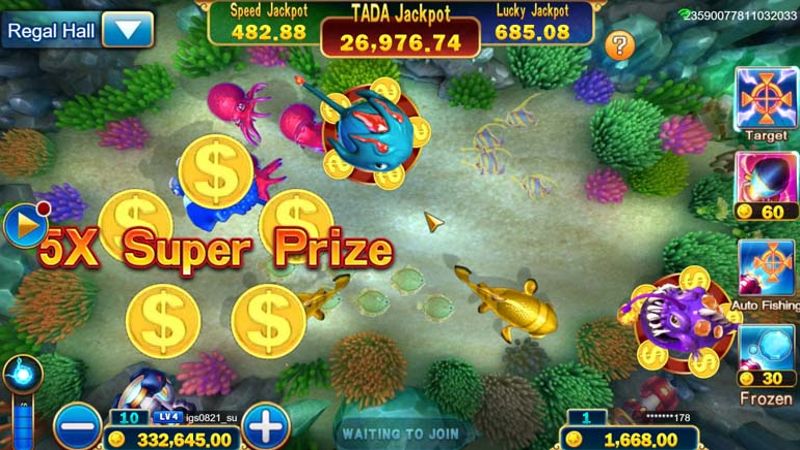 Jackpot Fishing offers a realistic underwater world.